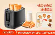 Toaster-2 Slice-650-750w KETS008B