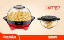 Hot oil popcorn popper-24cup-800w KETT010B