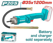 Lithium-Ion concrete vibrator TCVLI202301