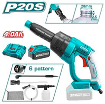 Lithium-ion pressure washer -24.8bar TPWLI20084
