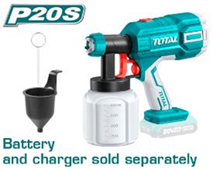 Lithium-ion spray gun -0,1-0.2 Bar TSGLI2001