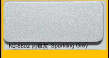 UNbroken  Aluminum Composite Panel 4mm 1220*2450, Sparkling grey