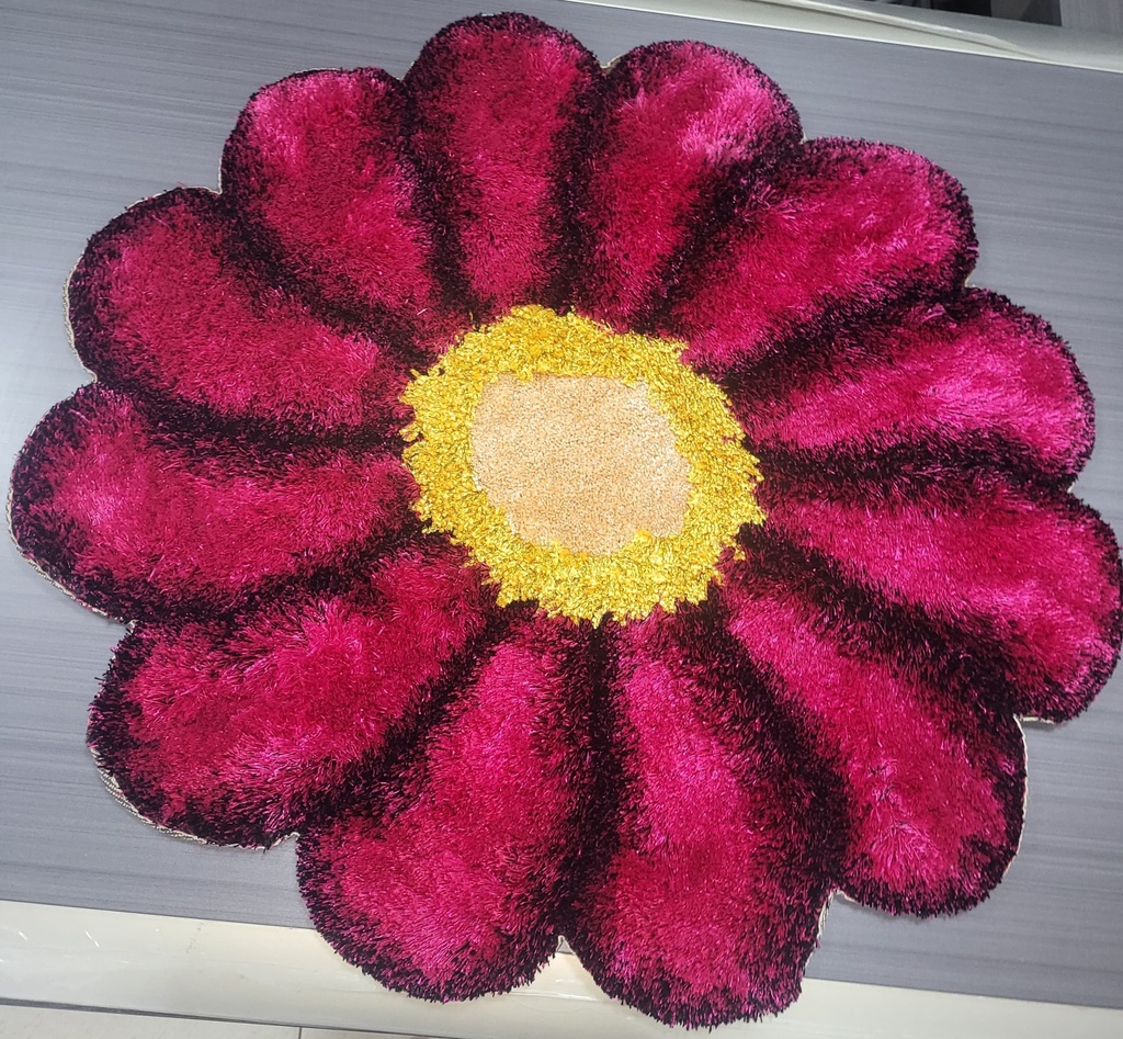 carpet 0.9*0.9m Flower and Circle