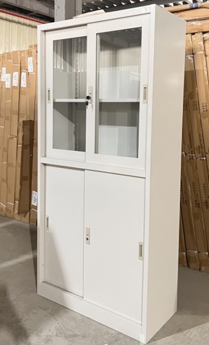 Filing cabinet  HX-W049              上玻下铁移门