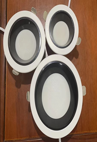 Downlight Aluminium - 7W WH+WH, 3Colors