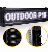 P10 outdoor led display  1.waterproof .IP65 2.display size :192*32cm 3. controlled by wifi/phone