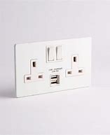 SOCKET L-white double socket usb