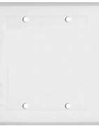 Cover L-white double blank cover