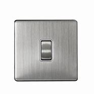 SWITCH AB-STAINLESS STEEL 1 gang 1 way