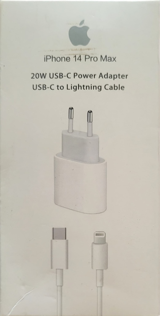 Charger iPhone pd 20w 2in1 2pin