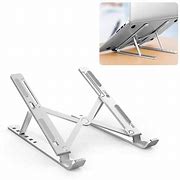 Plastic laptop folding stand white