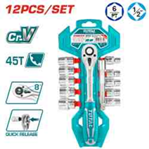 12 Pcs 1/2" socket set THT141121