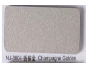 UNbroken  Aluminum Composite Panel 4mm 1220*2442, champagne Gold