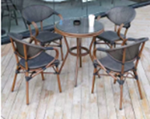 Outdoor Table with 2 Chair  2+1 Small