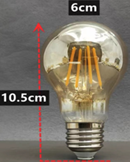 Bulb A60 4W 茶色 2700k