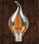 Bulb  2700K  C35/4W 茶色     E14