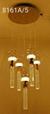 Hanging Light 8161A/5, ￠350*H1000,GD