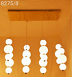 Hanging Light 8275/8, 800*250*H1000,GD