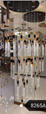 Hanging Light 8265A/31, ￠800*H3000,BK