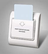 SWITCH L-white card switch