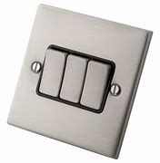 SWITCH AB-STAINLESS STEEL 3 gang 2 way