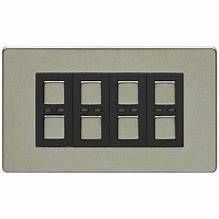 SWITCH AB-STAINLESS STEEL 4 gang 1 way