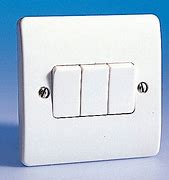 SWITCH FY-Aluminium 3 gang 2 way