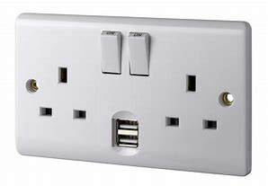 SOCKET FY-Aluminium  double socket usb